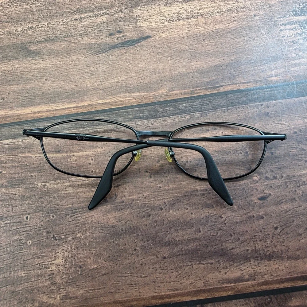 Ray-Ban Highstreet RB 3023 Black Oval Metal Eyeglasses Frames W2963 Italy